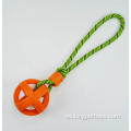 Dog Hollow Ball Toy TPR Pet Ball Rope